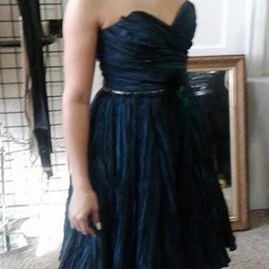 Emerald  green  strapless